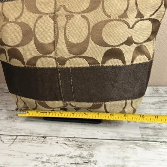 Coach Canvas Shoulder Bag - Picture 10 of 15